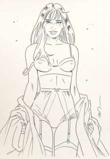 Jim | Jim - Dessin original - Une Nuit à Rome - Marie | Catawiki