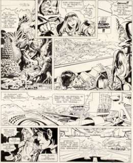 Jean-Claude Mézières Valérian Bienvenue Sur Alflolol #4 Planche 17 (Dargaud, 1972).... | Heritage