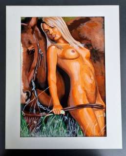 Shumi | Shumi - Pin-Up original artworks Acryl Gemälde - Format: A-3 | Catawiki