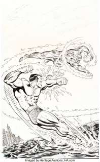 Ron Wilson and Frank Giacoia The Human Torch #7 Cover Original Art (Marvel, 1975).... | Heritage