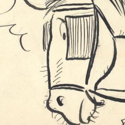 Fritz- Original Gag Panel Art | Russ Cochran