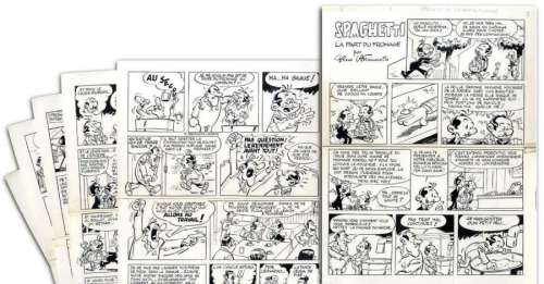 ATTANASIO, DINO - SPAGHETTI Ensemble de 6 planches à l‘encre de chine pour