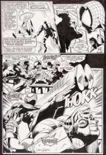 Darick Robertson and Greg Adams - Spider-Man Power of Terror #4 Story Page 3 Original Art (Marvel, 1995).