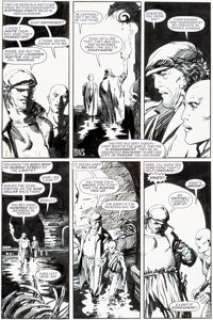 Barry Windsor-Smith and Bob Wiacek - Archer and Armstrong #3 Enhanced Story Page 10 Original Art (Valiant, 1992/2010s).