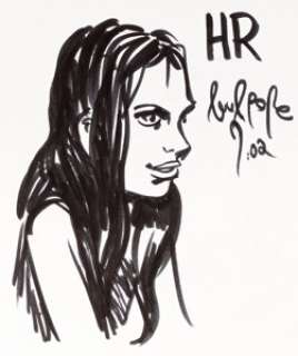 Paul Pope - THB, HR Watson Sketch Original (2002). Paul Pope THB, HR Watson Original Art Sketch (2002).
