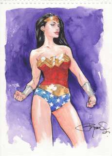 Peter Steigerwald - wonder woman watercolor
