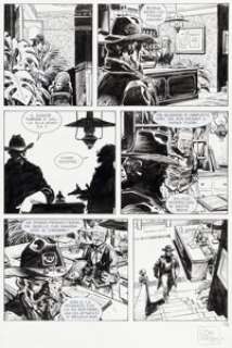 Wilson, Colin - Colin Wilson Tex - Special Issue #14 - The Last Rebel Story Page 98 Original Art (Sergio Bonelli Edito...
