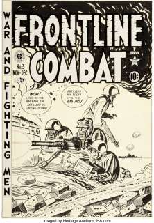 Harvey Kurtzman - Frontline Combat #3 Cover Original Art (EC, 1951)....