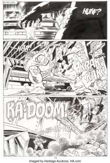 Bogdanove, Jon - Jon Bogdanove and Dennis Janke Superman: The Man of Steel #18 Story Page 18 Doomsday Original Art (DC, 1992)....