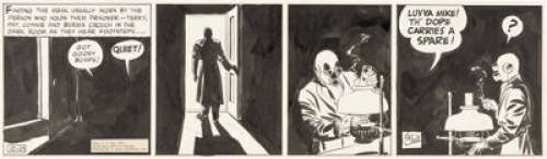 Caniff, Milton | Milton Caniff Terry and the Pirates Daily Comic Strip Original Art dated 10-23-37 (Chicago Tribune-N.Y. News Syndi... | Heritage
