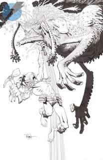 Ryan Ottley - *Pinups* Issue Orc Stain