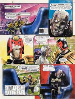 Ezquerra, Carlos | Carlos Ezquerra 2000AD Prog #734 Title Page 1 Judge Dredd Original Art (Fleetway Editions Ltd., 1991).... | Heritage