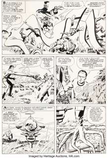 Kirby, Jack - Jack Kirby and George Roussos Fantastic Four #21 Story Page 16 Original Art (Marvel, 1963). ...