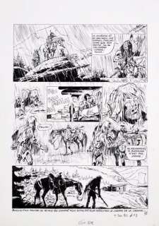 Derib (Claude de Ribeaupierre Dit) | DERIB BUDDY LONGWAY. L’ENNEMI. Encre de Chine pour la… | Coutau Bégarie