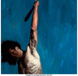 Hale, Phil - Phil Hale - Johnny Badhair Painting Original Art (2007)....