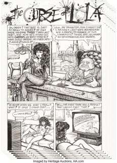 Welz, Larry - Larry Welz Cherry #13 Complete 6-Page Story Original Art (Last Gasp, 1992).... (Total: 6 Original Art)