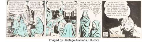 Caniff, Milton | Milton Caniff Terry and the Pirates Daily Comic Strip Original Art dated 2-23-38 (Chicago Tribune-N.Y. News Syndic... | Heritage