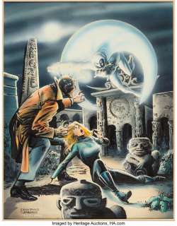 Sienkiewicz, Bill - Bill Sienkiewicz, Klaus Janson, Steve Oliff, and Bob Larkin Marvel Preview #21 Moon Knight Cover Original Art (Mar...