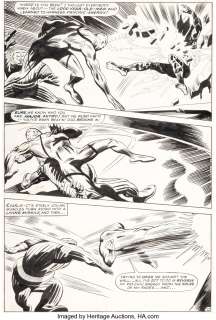 Colan, Gene - Gene Colan and Mike Esposito Marvel Super-Heroes #18 Story Page 20 First Guardians of the Galaxy Original Art (Mar...