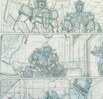 Transformers Shattered Glass Volume 2, Issue #4 ,pg #18. Flamewar and Slipstream. | Unreal Books