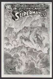 BLACKEST NIGHT: SUPERMAN Issue #3 Cover | ComicConnect