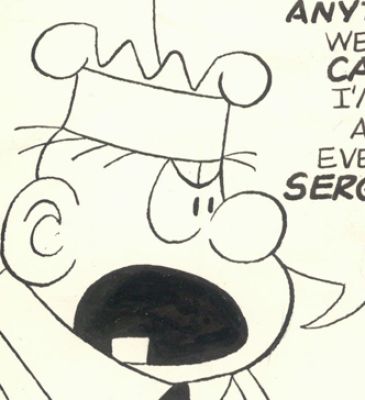 Beetle Bailey- Original Comic Art (1976) | Russ Cochran