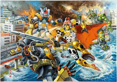 Masami Watanabe Hand-Drawn Color Illustration "Goldman" | Mandarake (Big Web)