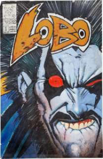 Bisley, Simon - Simon Bisley Lobo #1 Cover Preliminary Original Art (DC, 1990)....