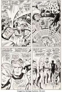 Kirby, Jack | Jack Kirby and Joe Sinnott Fantastic Four #90 Story Page 8 Original Art (Marvel, 1969).... | Heritage