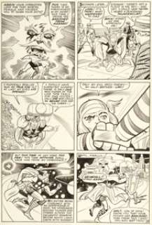 Kirby, Jack | Jack Kirby and Chic Stone Journey Into Mystery #110 Story Page 8 Thor Original Art (Marvel, 1964).... | Heritage