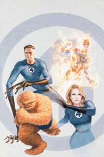 Rivera, Paolo - Paolo Rivera Mythos: Fantastic Four #1 Cover Original Art (Marvel, 2007)....
