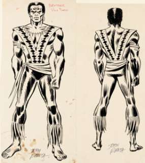 Romita Sr., John - John Romita Sr. Tales of the Zombie #2 Brother Voodoo Concept Illustrations Original Art (Marvel, 1973)....