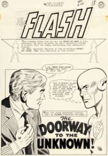 Infantino, Carmine - Carmine Infantino and Joe Giella Flash #148 Complete 12-Page Story "The Doorway to the Unknown" Original Art (... (Total: 12 Original Art)