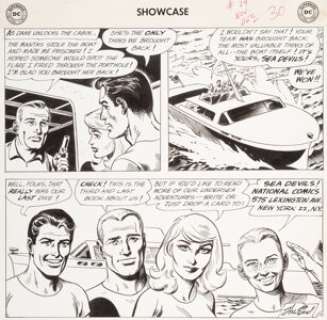 Heath, Russ - Russ Heath Showcase #29 Sea Devils Story Page 12 Original Art (DC, 1960). ...