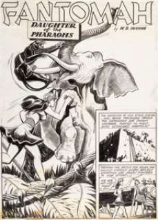 Jungle Comics Original Art For Sale | ComicArtTracker