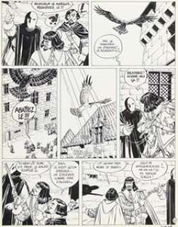 Juillard, André - André Juillard Masquerouge Chapter 1 Story Page 10 Original Art (Glénat, 1984). ...