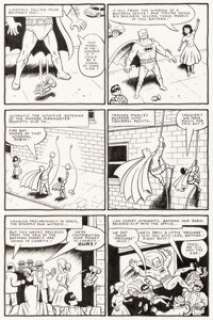 Brown, Chester - Chester Brown Batman Tribute Story Page 5 Original Art and Preliminary Original Art (2010).... (Total: 20 Original Art)