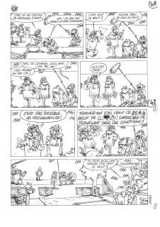 LES GENDARMES, Jenfèvre, tome 17, 2021, planche n°43, stylo feutre,… | Bamboo Edition