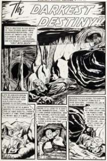 Robert Webb and Iger Studio - Brenda Starr Comics #13 (1) Unpublished 7-Page Story "The Darkest Destiny" Original Ar...