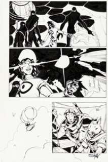 Mike Wieringo and Nathan Massengill - Tellos #5 Page 3 Original Art (Image, 1999).