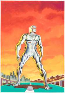 Jean Frisano - Strange #134 Cover Rom the Spaceknight Original Art (Lug, 1981).