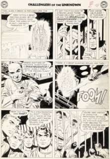 Jack Kirby and Wally Wood - Challengers of the Unknown #7 Story Page 7 Original Art (DC, 1959).