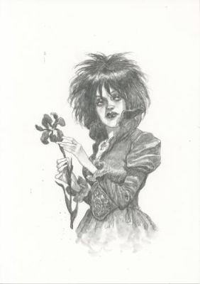 Miguelanxo Prado | Illustration La Mort/ Death, personnage de Sandman | Galerie 9ème Art