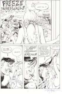 Terry Moore Strangers in Paradise #3 Story Page 9 Original Art (Antarctic Press, 1994).