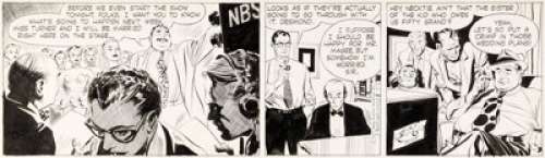Alex Raymond Rip Kirby Daily Comic Strip Original Art dated 10-25-55 (King Features Syndicate, 1955). | Heritage