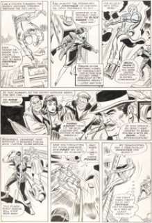 Don Heck and Dick Ayers Tales of Suspense #60 Story Page 10 Black Widow and Hawkeye Original Art (Marvel, 1964).