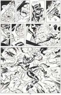 Darwyn Cooke and Mike Allred Catwoman #4 Story Page 16 Original Art (DC, 2002).