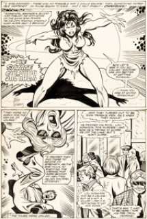 Mike Vosburg and Chic Stone The Savage She-Hulk #2 Story Page 3 Original Art (Marvel, 1980).