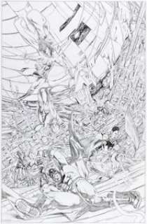 Fernando Pasarin Justice League #8 Cover Original Art (DC, 2017).