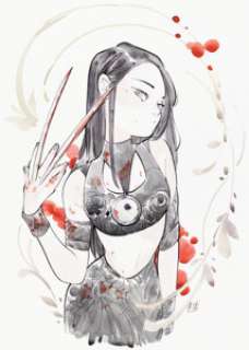 Peach Momoko Laura Kinney: Wolverine #1 Variant Cover Original Art (Marvel, 2025).